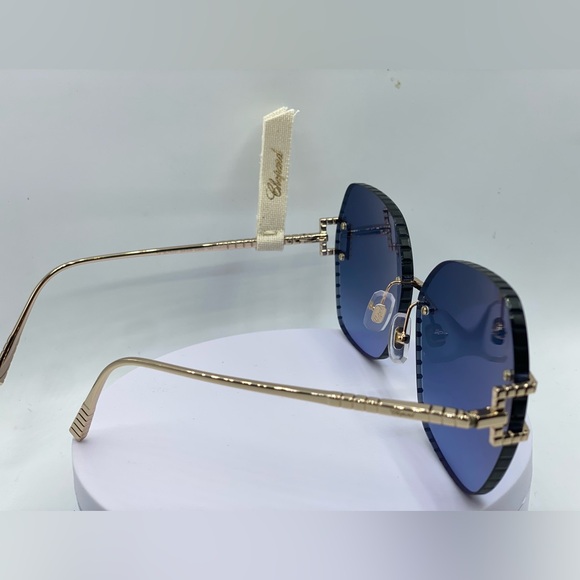 👑Chopard SCHG31 0300 Sunglasses Titanium New Authentic - Picture 11 of 16